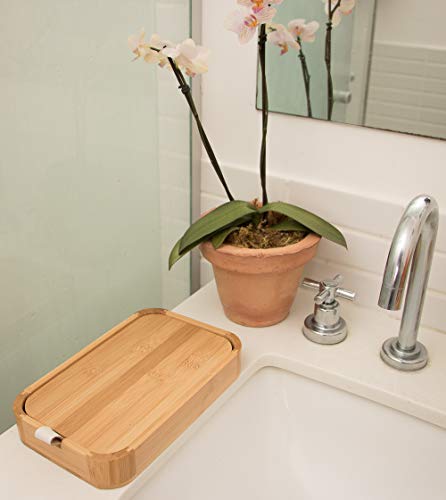 Porta Joias de Bambu com Espelho Médio - Oikos