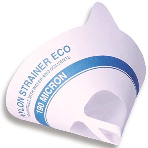 Colador papel para pintura con malla de nylon 190 micras (250 unidades)