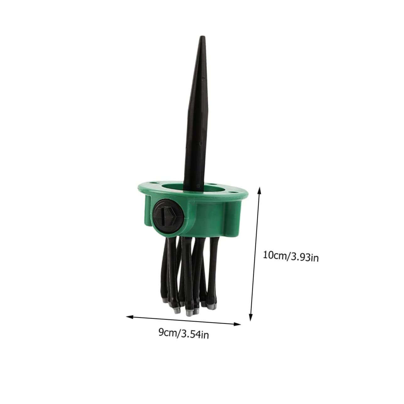 UPKOCH 4 Set 360 irrigatore Automatico irrigatore per irrigazione dell'erba irrigatori irrigatore da Giardino spruzzatore d'Acqua irrigatore per Giardino plastica Green