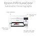 makerflo Epson SureColor F170 Sublimation Printer – Professional Dye Sublimation for Tumblers, T-Shirts, Mugs, Keychains – Desktop Inkjet Printer for Mac & Windows