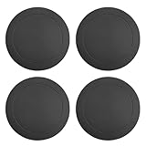 YoRise 4PCS 6.5 Speaker Foam Rings, High Rebound Car Audio Speaker Enhancer for Enhancing Stereo Sound, Self-Adhesive Car Door Speakers Bass Gasket Accessories for Most Cars (Black)