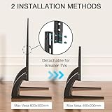 RFIVER Universal TV Stand Legs TV Feet for 20 to 65 inch LCD/LED/OLED/Plasma TVs, Table Top Replacement Pedestal Riser for Flat&Curved Screen, Holds up to 40KG Max VESA 800 x 500mm - Image 6