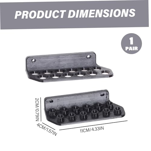 Soporte de flechas Jorzer para pared: guarda 12 flechas sin dañar las plumas con plástico 5
