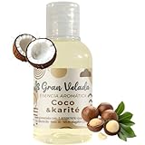 Gran Velada - Esencia Aromática Coco Karite 50 ml | Fragancia Afrodisíaca | Ideal para Cosmética Natural, Velas y Jabones | Alta Concentración | Aroma Duradero y Envolvente