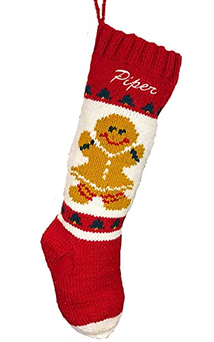 Personalized Stocking Hand Knit Mary Maxim...