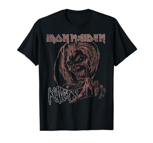 Image of Iron Maiden - Distressed Killers Oval T-Shirt
