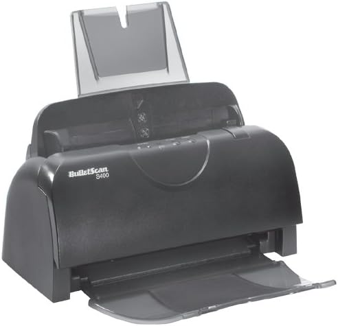 BulletScan S400 Sheetfed Scanner. BULLETSCAN S400 SF CLR 600DPI 48BIT USB 2.0 LGL 50PG ADF DUPL O-SCAN. 48-bit Color - 16-bit Grayscale - USB
