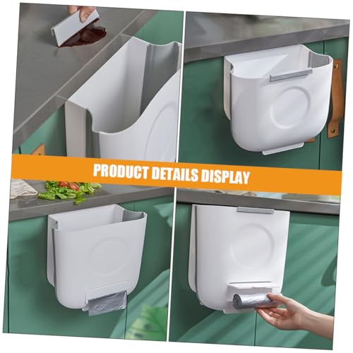 Canastas colgantes de basura plegables 10L para cocina miniatura 3