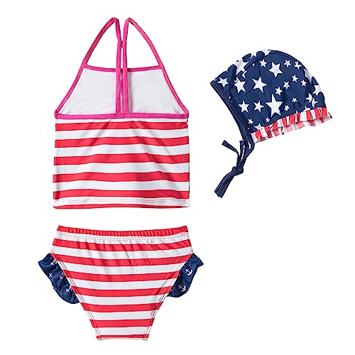 Image of Mud Kingdom Beach Sport Swimsuit for Girls Bathing Suit Bikini Set Summer Holiday