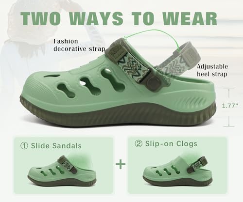 Image of KuaiLu Womens Classic Recovery Clogs Comfortable Walking Cushion Sandals for Women Relif Plantar Fasciitis Ladies Orthotic Arch Support Slip-on Mules, Adult Slip Resistant Shoes
