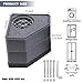 Actvty Anti Vibration Pads, Pedestal Base for Washer and Dryer, Washing Machine Foot Pads, Non Slip Shock and Noise Cancelling Machine Support Protects Pedestals