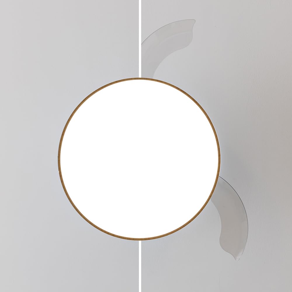 Cecotec Ventilatore da Soffitto con Luce Energysilence Aero 4320 Invisible Wood&White. 35W. 6 Velocità. Pale Retrattili. Telecomando. Timer. LED Integrato. Intensità Luminosa Regolabile