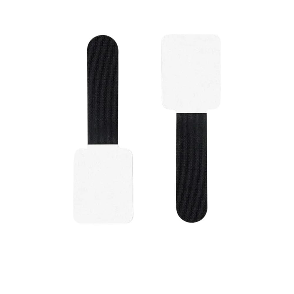 Sunrrafck 5Pcs Black 5/10/20Pcs Reusable Cable Ties Fastening Wire Organizer Cord Rope Holder Self Adhesive Adjustable Straps Desk Management(5Pcs Black)