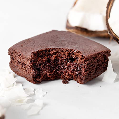 Eat Me Guilt Free Protein Brownie – Limited Edition Chocolate Coconut - Low Carb, Low Sugar, Keto-Friendly Brownies – 12 Count #TOP3