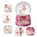 Snow Globe for Birthday, Ballet Recital Gift, Collectible Ballet Dancer Snowglobe for Adult, Musical Snow Globe Gift for Wife, Women and Girls, Made with Real Glass, Tuned Swan Lake