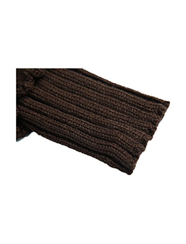 Image of uxcell Women's Knitted Design Solid Warm Thick Knee High Length Ribbed Leg Warmers