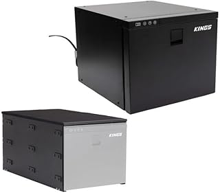 Kings Stayzcool 60L Drawer Camping Fridge Freezer | 68 Can Capacity | 12V/24V + Drawer Compartment Medium