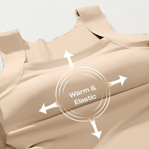 Tank Tops with Built in Bras for Older Women Sleeveless Wide Strap Camisole - image 5