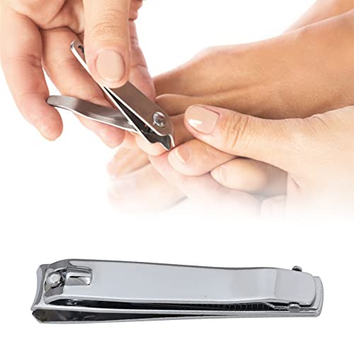 SS INSTRUMENTX Robuster Nagelknipser aus Edelstahl für Damen und Herren (Silber, 1 Stück)