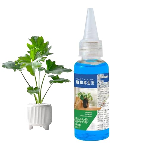 Líquido para Crecimiento de Plantas | Fertilizante Mejorador Para Césped Y Plantas,Suplemento de Enraizamiento de 50ml para Flores en Huertos e Invernaderos Domésticos