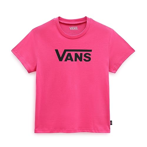 Vans Flying V Crew Girls, Camiseta Niñas, Magenta,
