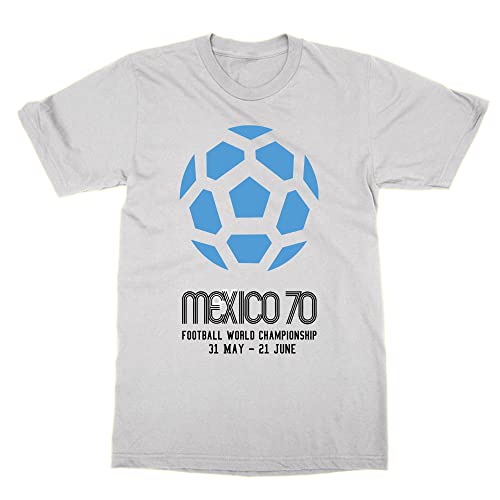 T-shirt rétro football Mexico 70 anti-déformation pour un style vintage durable