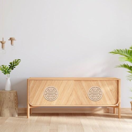Apliques de madera tallada autoadhesivos para decorar gabinetes y muebles vintage 5