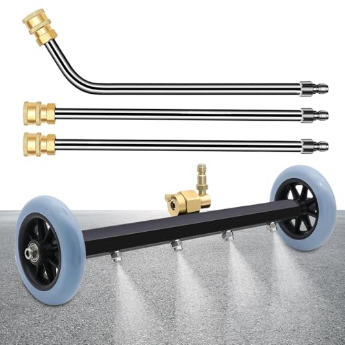 Nettoyeur de Dessous de Caisse - Balai Hydraulique de Lavage Sous Caisse 40 cm - Pulvérisateur...