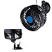 Produktbild EXCOUP Auto Kfz Lüfter 12V Ventilator Einstellen Saugnapf Kühlluftgebläse Stufenlose Drehzahländerungs Drehbare Auto Kühlventilatoren Lufterfrischer