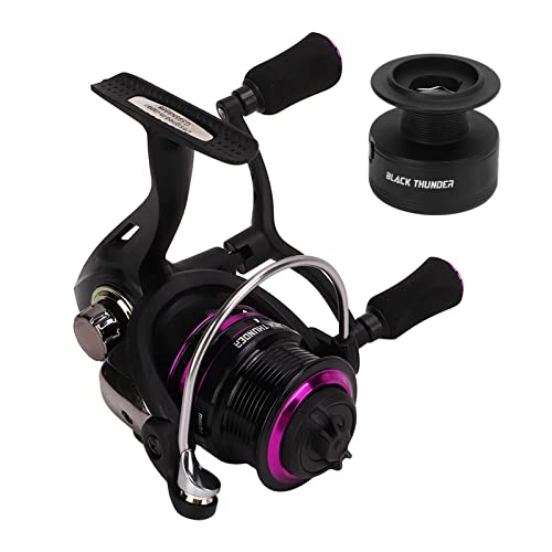 Kuuleyn Carbon Fiber Fishing Reel,Handle Baitcasting Trolling Reel,Rocker Left Right Fishing Reel,Spinning Reel Metal High Hardness Double Rocker Arm Reel with Shallow Line Cup for Ice Fishing(3000)