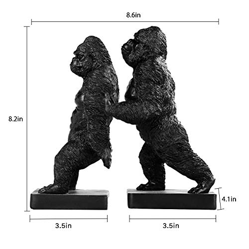 Fengze Creation Set Of 2 Polyresin Kingkong Bookend,Art Bookend thumb #1
