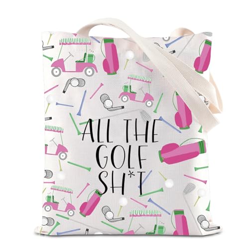 Cadeau pour amateur de golf sac cabas blanc pour le quotidien