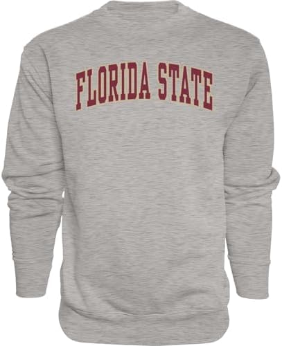 Florida State Seminoles Arching Team Name Dark Heather Crewn