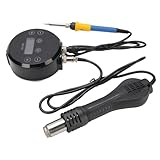 Fabater LCD -Multifunktionsanzeige Heißlötes Iron Station Kit mit Effizientem Spiralauslass für...