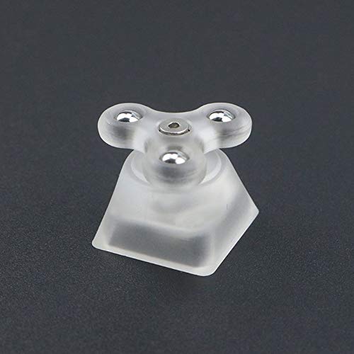 Kingjinglo R4 Customized Decompression Gyro Resin Keycap Handmade Personality Fingertips Multicolor for Cherry MX Mechanical Keyboard Key Cap Personality Fingertips