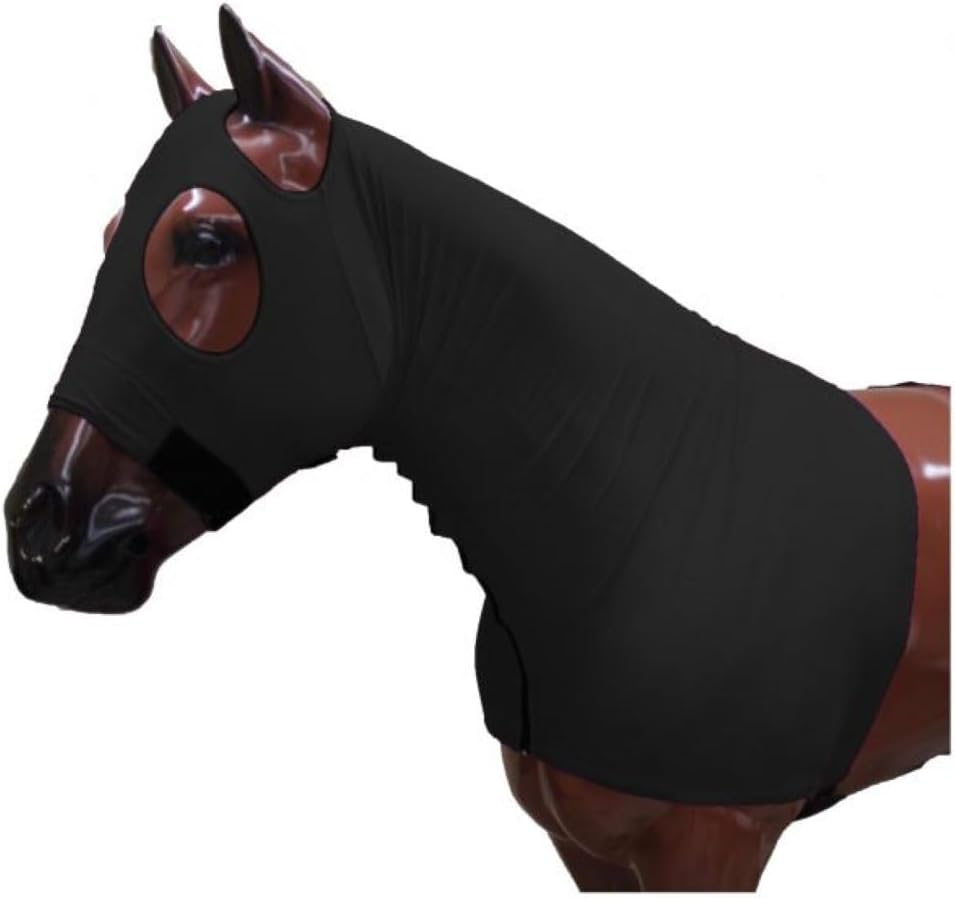 Showman Breathable Lycra Hood w/Zipper Neck