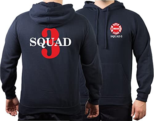 FEUER1 Chicago FIRE Dept. Squad 3, red, Standard Emblem, Hoodie, L für 49,90 EUR bei amazon.de Bild: FEUER1 Chicago FIRE Dept. Squad 3, red, Standard Emblem, Hoodie, L für 49,90 EUR bei amazon.de