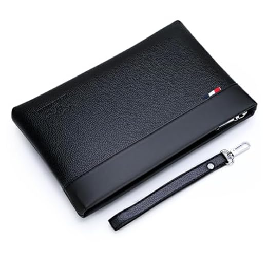 Carteira Masculina Bolsa De Mão Couro Pasta Executiva Moda