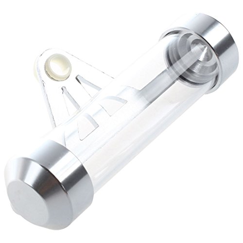TOOGOO(R) Soporte de tubo de disco de impuesto de metal Moto Scooter Motocicleta Ciclomotor Impermeable a la lluvia-Plata