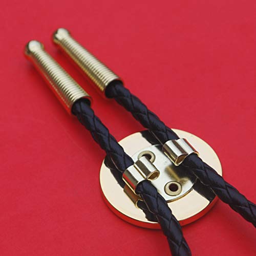 1973 Greece 2 Drachma Athena\'s Owl & Phoenix Coin 36\" Cord Gold Bolo Tie NEW - Wildlife Animal - Thumbnail 5