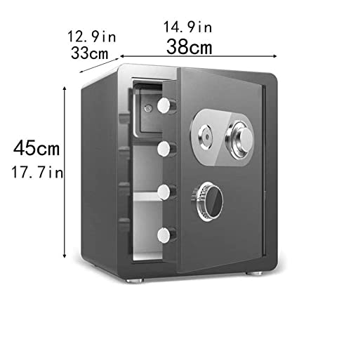 Coffre-fort de sécurité RLKHXBS armoire blindée étanche et ignifuge 38X33X45Cm - 4