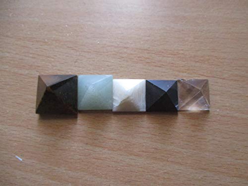 Pyramid set, Crystal Pyramid, Healing crystal pyramid set, Chakra pyramid pyramid | Gemstone | Reiki Infused | Crystal Healing | Healing| Wellness Success powerful..