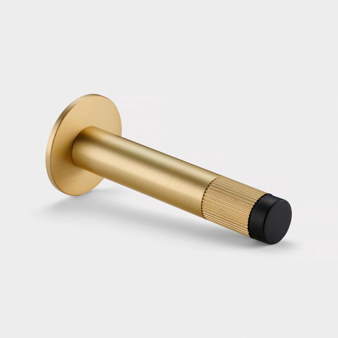 Pushka Home Brass Linear Wall Mounted Door Stops in Gold (Gold Tip)