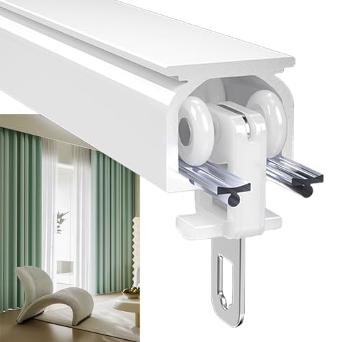  J[e[ Curtain Track Rails AA J[e[ 2mmA~J[e[A100cm-600cm Ԏd؂J[e[ ՌJ[ebh ǖʕtAVt ÉXCh J[ei[ VOJ[e