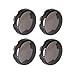 NTHREEAUTO Smoke Bullet Turn Signal Light Lens Cover Compatible with Harley Sportster Street Glide Road King Softail, Qty 4
