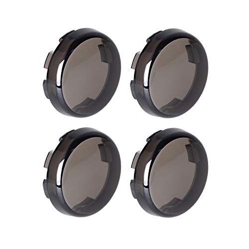 NTHREEAUTO Smoke Bullet Turn Signal Light Lens Cover Compatible with Harley Sportster…