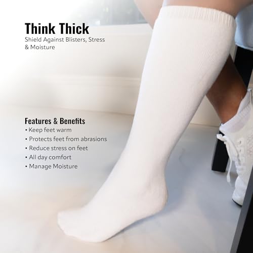 Cloud9 Walking Boot Sock Liner, Moisture-Wicking Foot, Boot Socks for Women and Men, Socks for Walking Boots, Made from Cotton & Nylon, Most Size Fit All, 1 Sock - Thumbnail 4