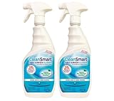 CleanSmart Daily Surface Cleaner and Pet-Safe Disinfectant, Kills 99.9% of Viruses, Bacteria, 23 ounce Bottle (Pack of 2)
