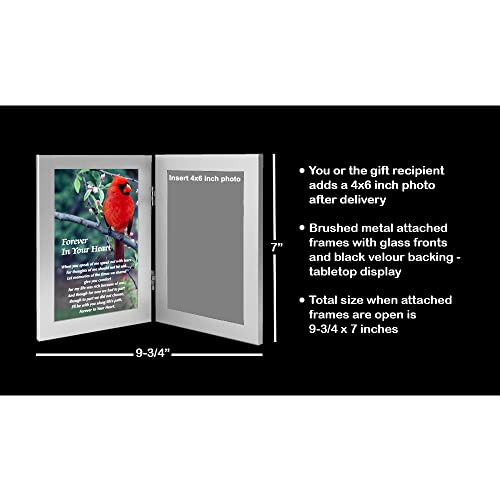 Cardinal Sympathy Poem Honoring The Deceased, Memorial Gift For Family, Add 4X6 Inch Photo #TOP5