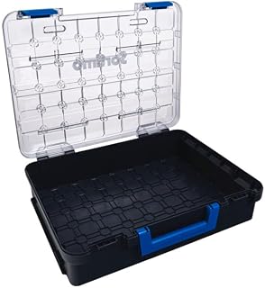 Sortimo T-BOXX 330 – Leere Sortierbox für individuelle Bestückung – Transparenter Deckel für schnellen Überblick – Leicht, robust & stapelbar – Kompatibel mit Insetboxen & Fahrzeugeinrichtung